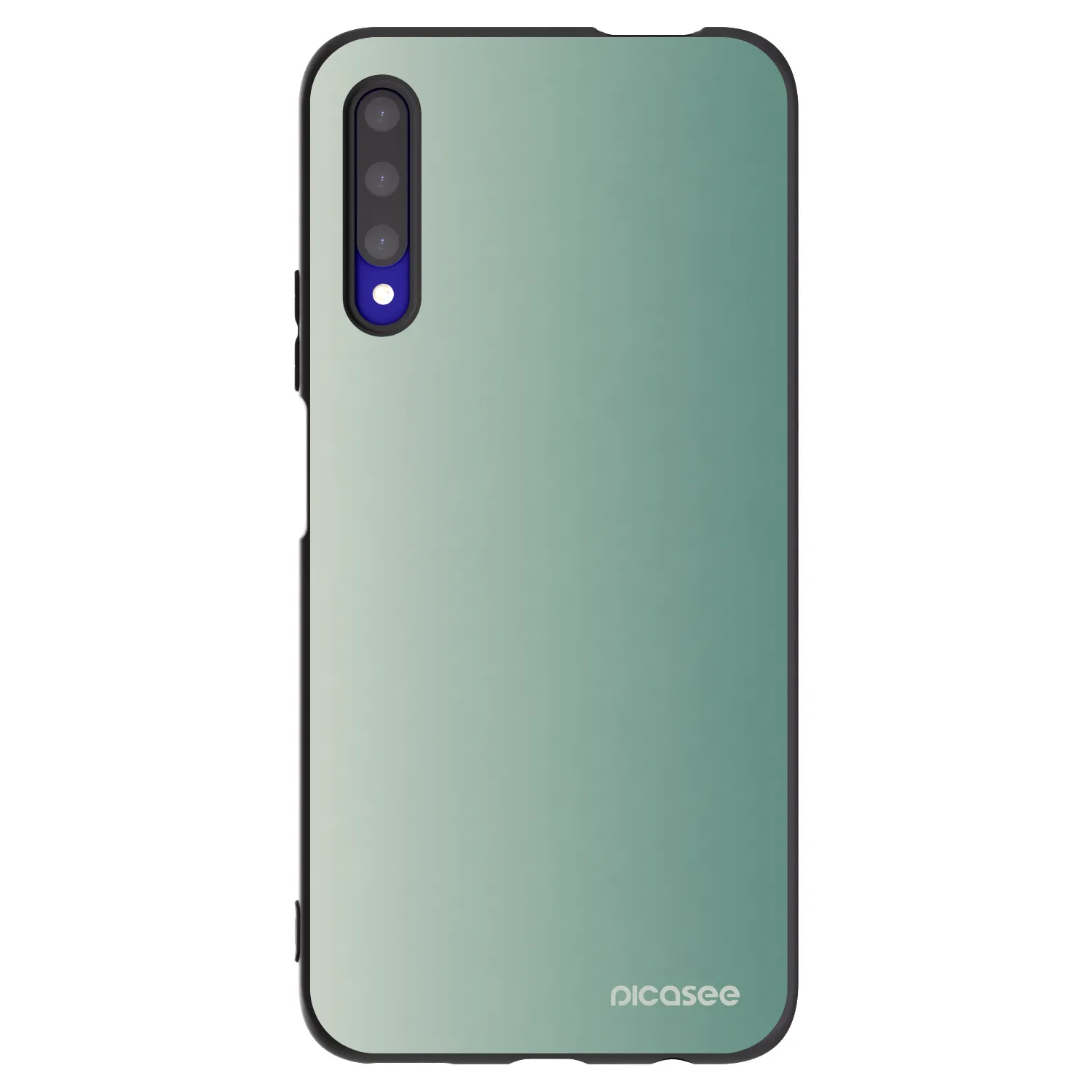 Picasee crna silikonska maskica za Honor 9X Pro - Misty Sage