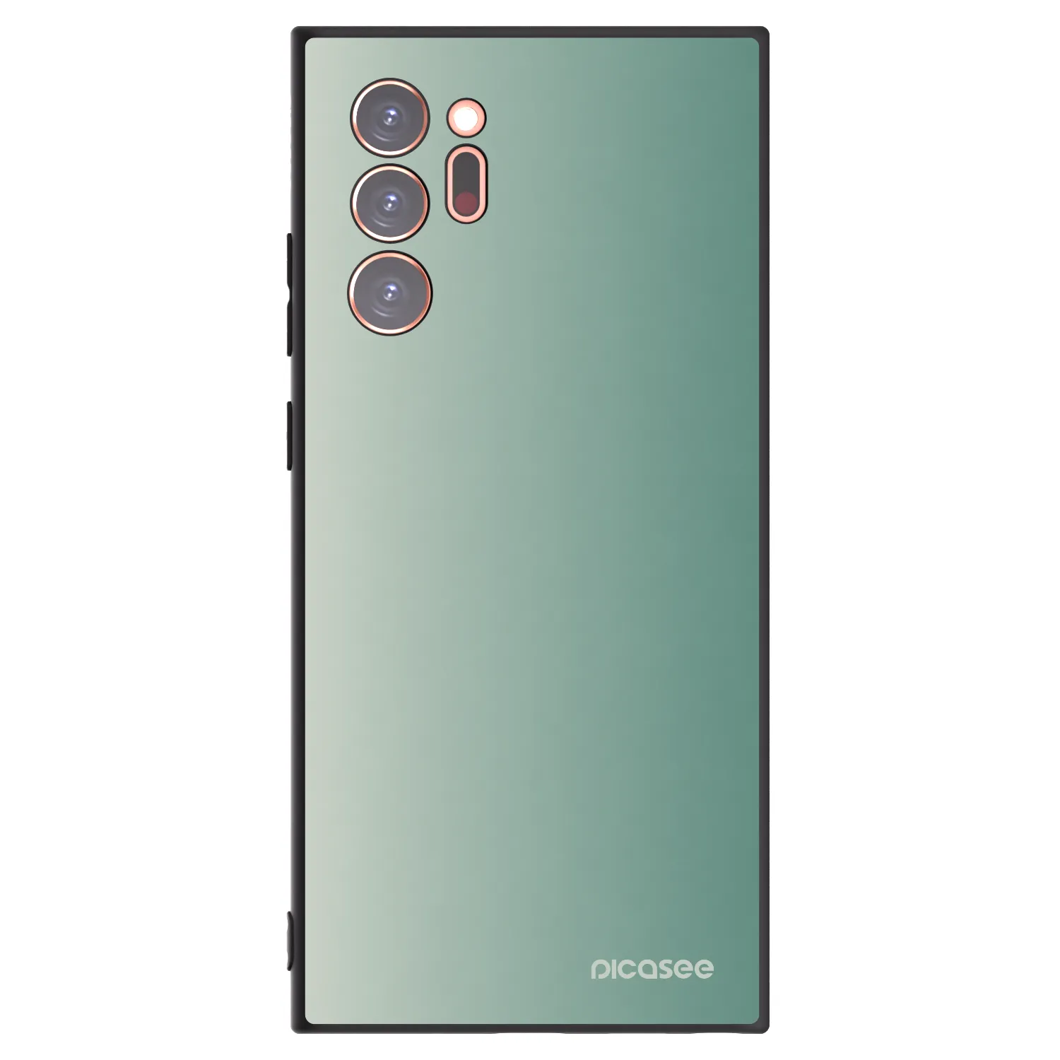 Picasee crna silikonska maskica za Samsung Galaxy Note 20 Ultra - Misty Sage
