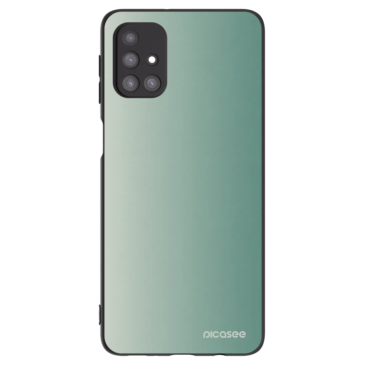Picasee crna silikonska maskica za Samsung Galaxy M31s - Misty Sage