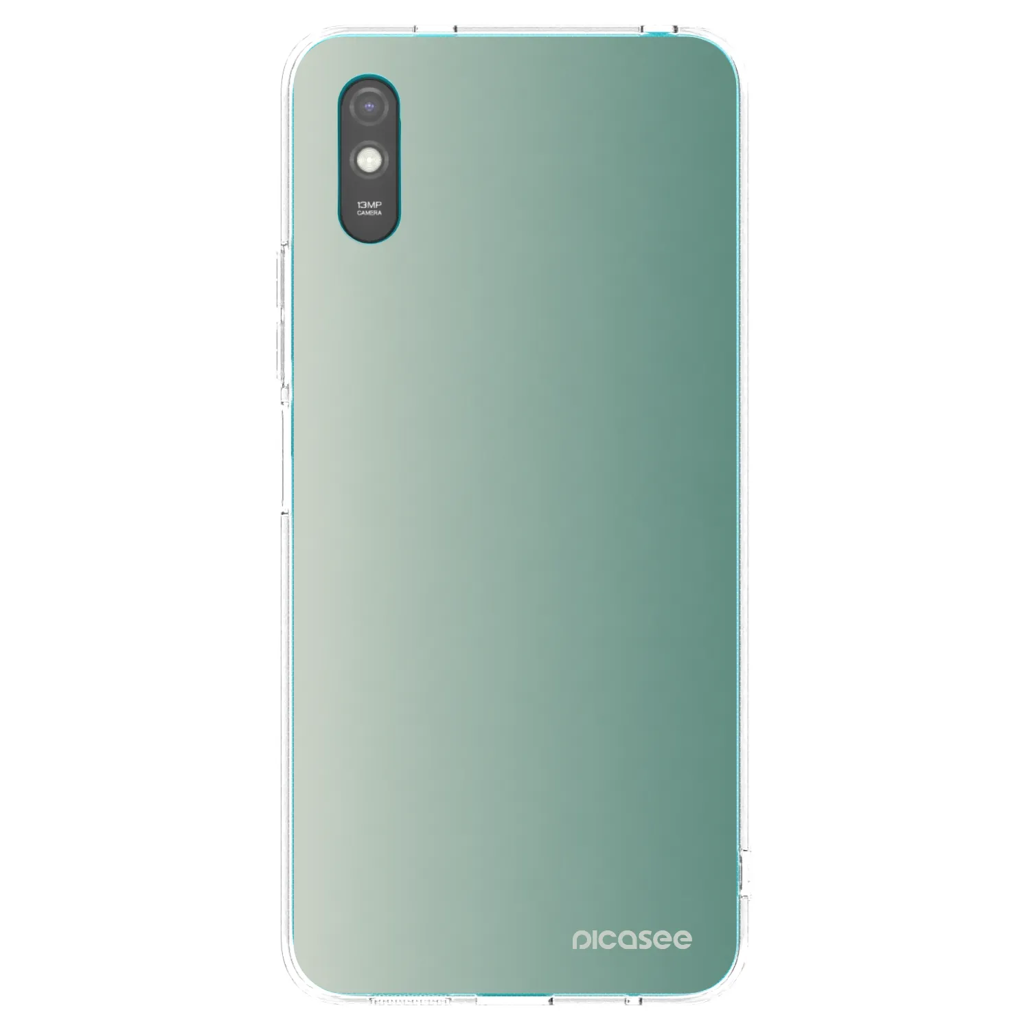 Picasee silikonska prozirna maskica za Xiaomi Redmi 9A - Misty Sage