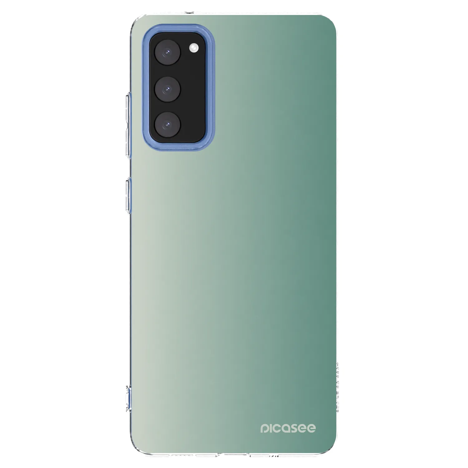 Picasee silikonska prozirna maskica za Samsung Galaxy S20 FE - Misty Sage