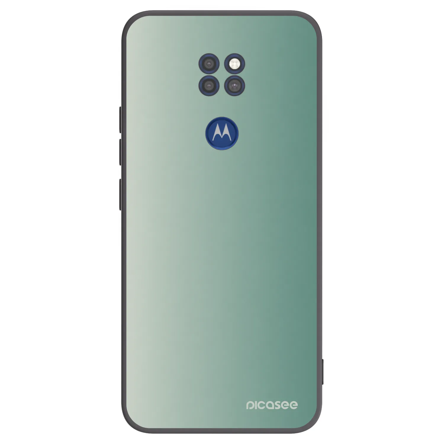 Picasee crna silikonska maskica za Motorola Moto G9 Play - Misty Sage