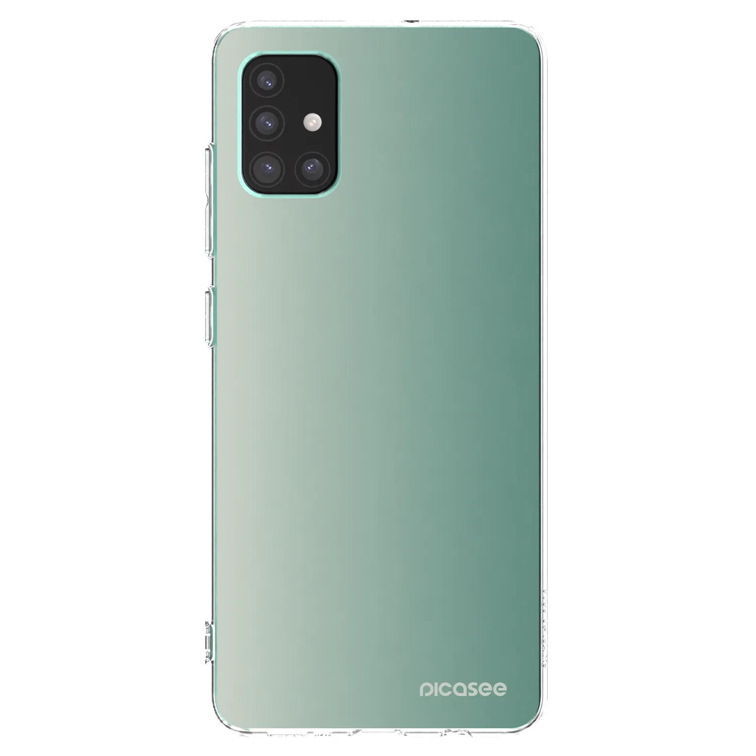 Picasee silikonska prozirna maskica za Samsung Galaxy M51 M515F - Misty Sage