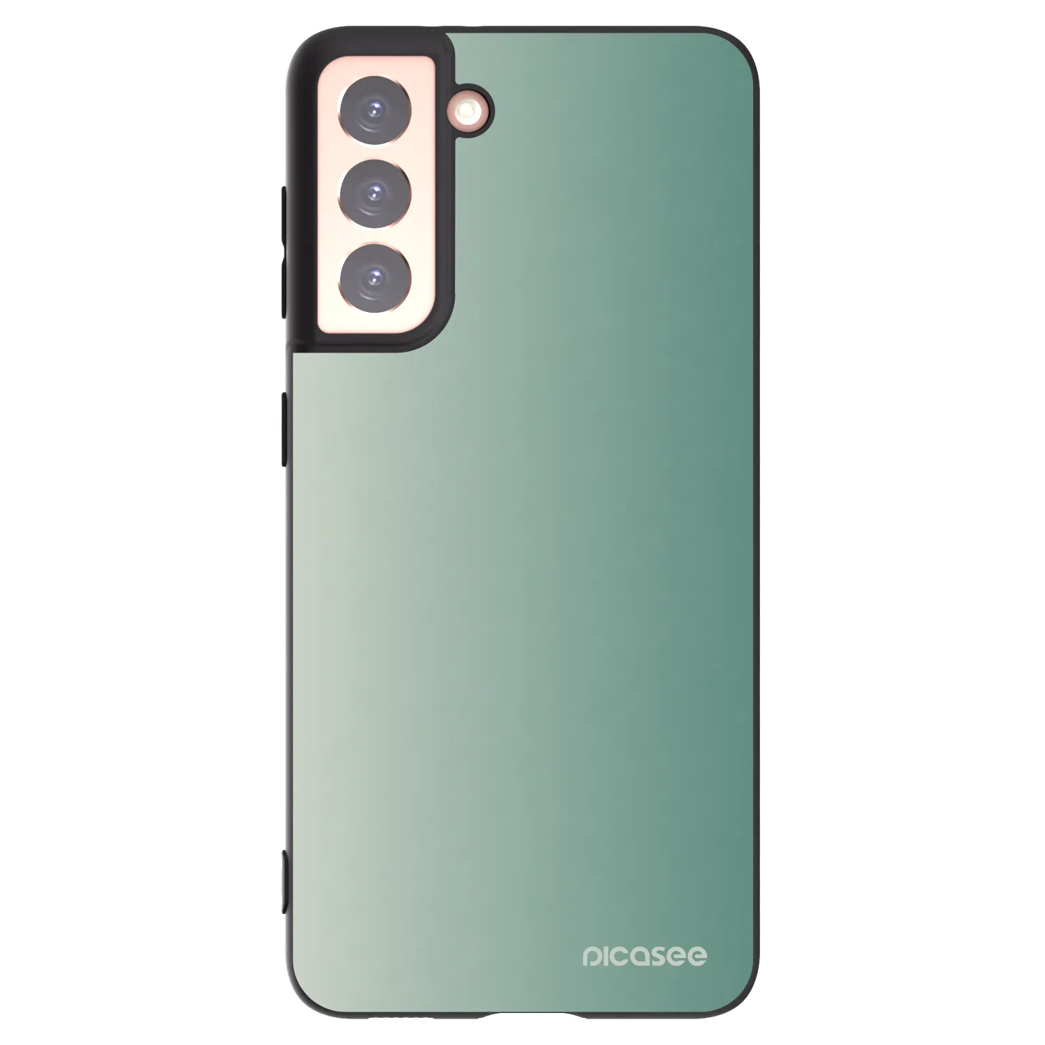 Picasee crna silikonska maskica za Samsung Galaxy S21 5G G991B - Misty Sage