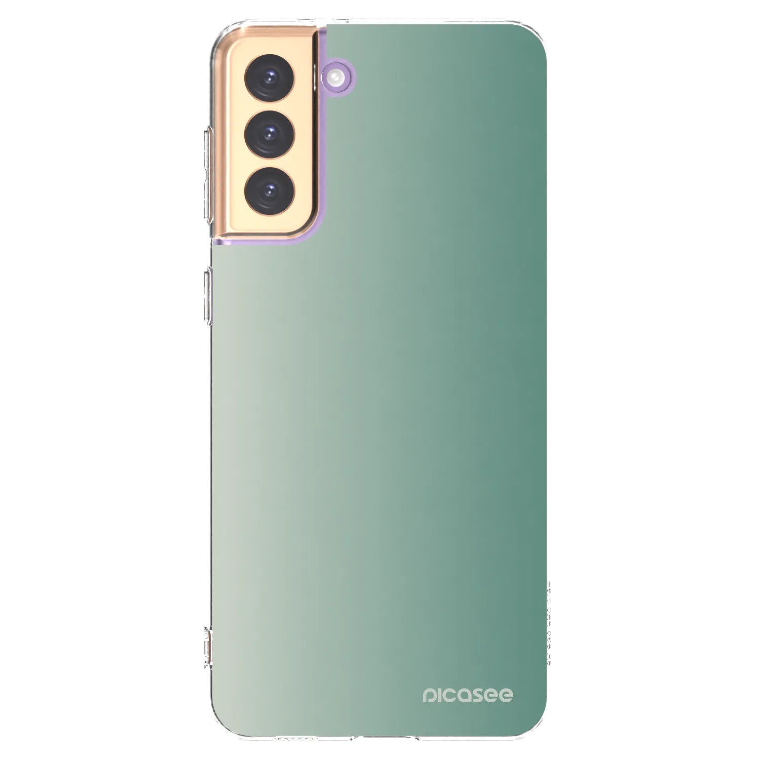 Picasee silikonska prozirna maskica za Samsung Galaxy S21+ 5G G996F - Misty Sage