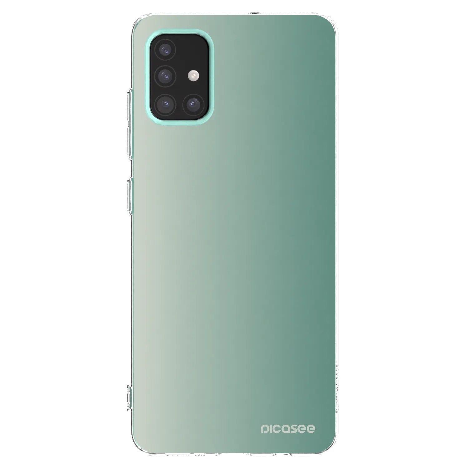 Picasee silikonska prozirna maskica za Samsung Galaxy M31s - Misty Sage