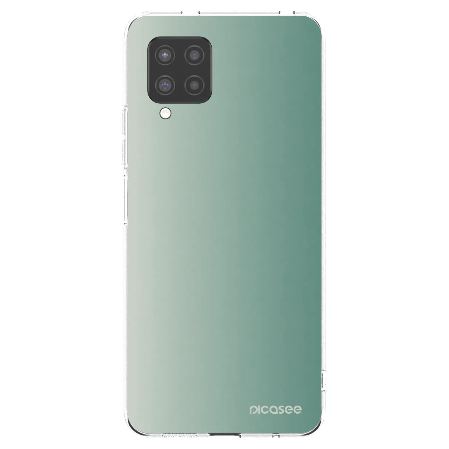 Picasee silikonska prozirna maskica za Samsung Galaxy A42 A426B - Misty Sage