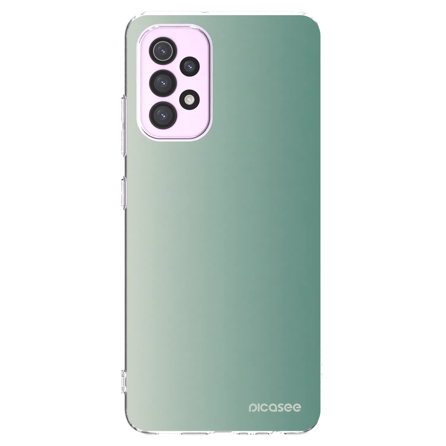 Picasee silikonska prozirna maskica za Samsung Galaxy A32 5G A326B - Misty Sage