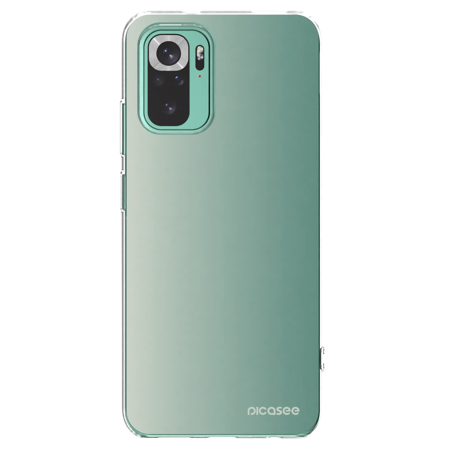 Picasee silikonska prozirna maskica za Xiaomi Redmi Note 10 Pro - Misty Sage