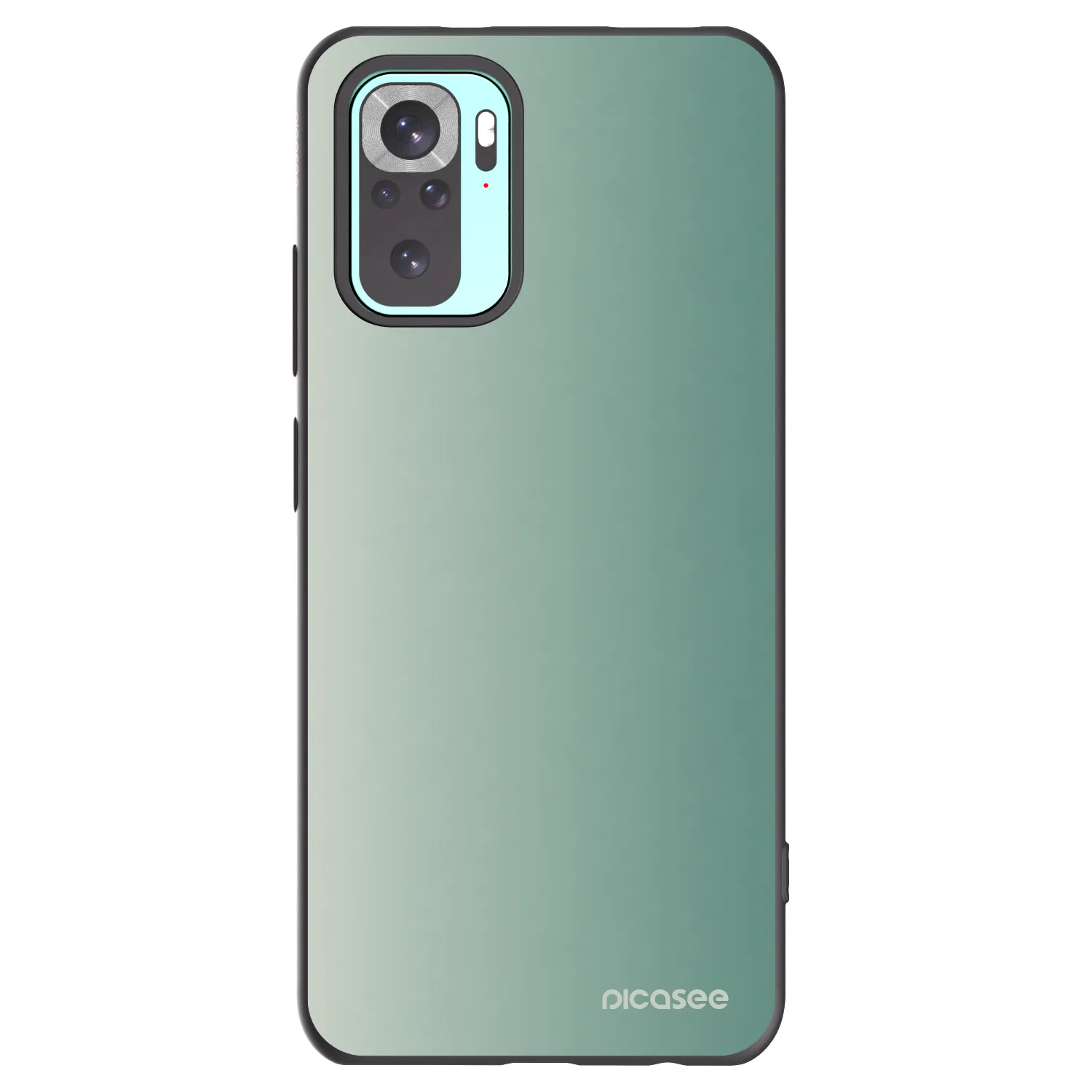 Picasee crna silikonska maskica za Xiaomi Redmi Note 10 Pro - Misty Sage