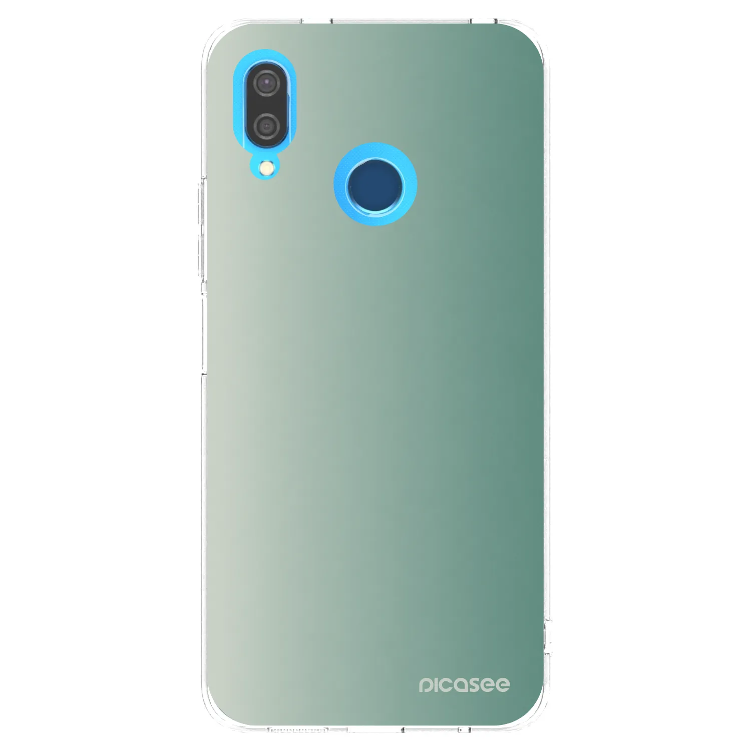 Picasee silikonska prozirna maskica za Huawei P20 Lite - Misty Sage