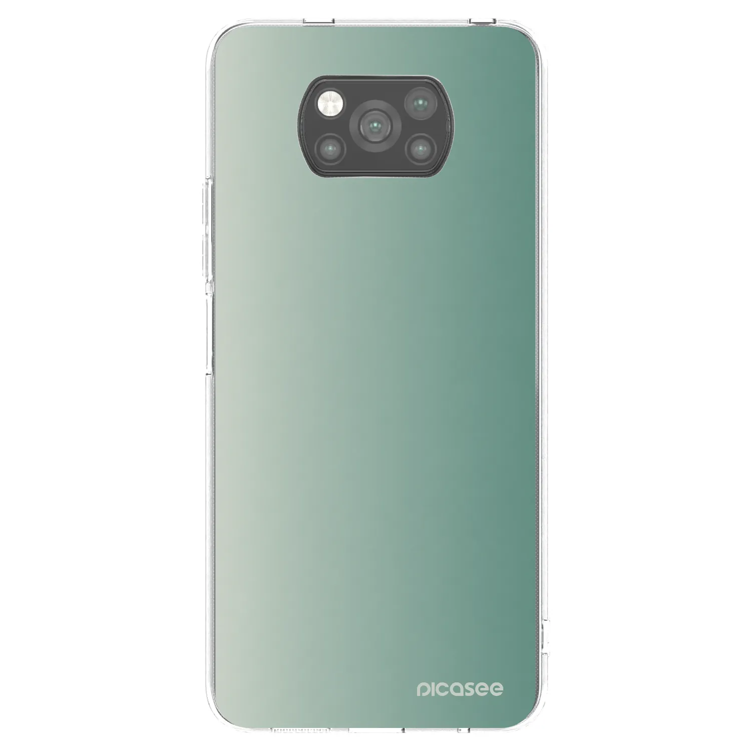 Picasee crna silikonska maskica za Xiaomi Poco X3 Pro - Misty Sage