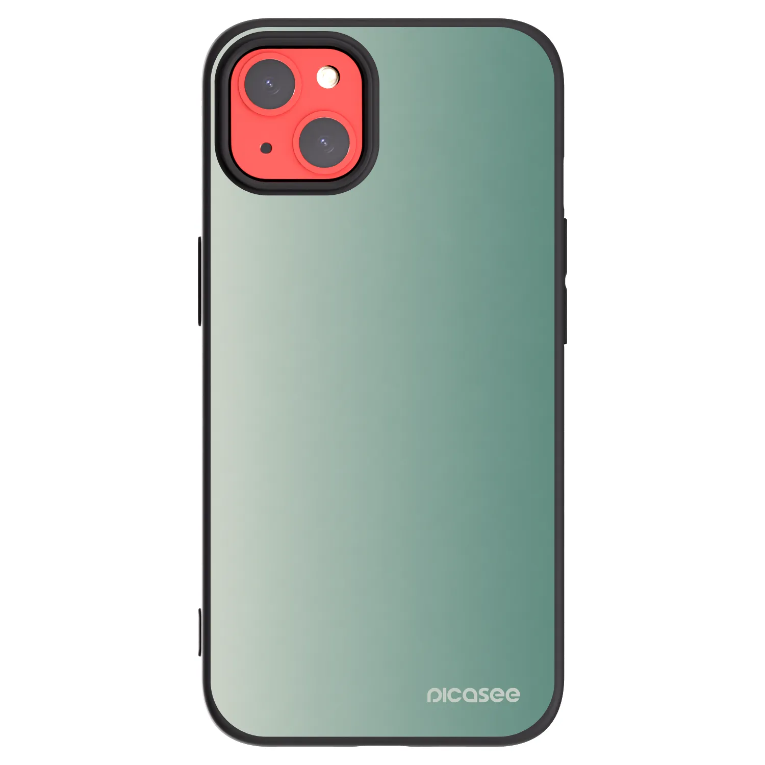 Picasee crna silikonska maskica za Apple iPhone 13 - Misty Sage