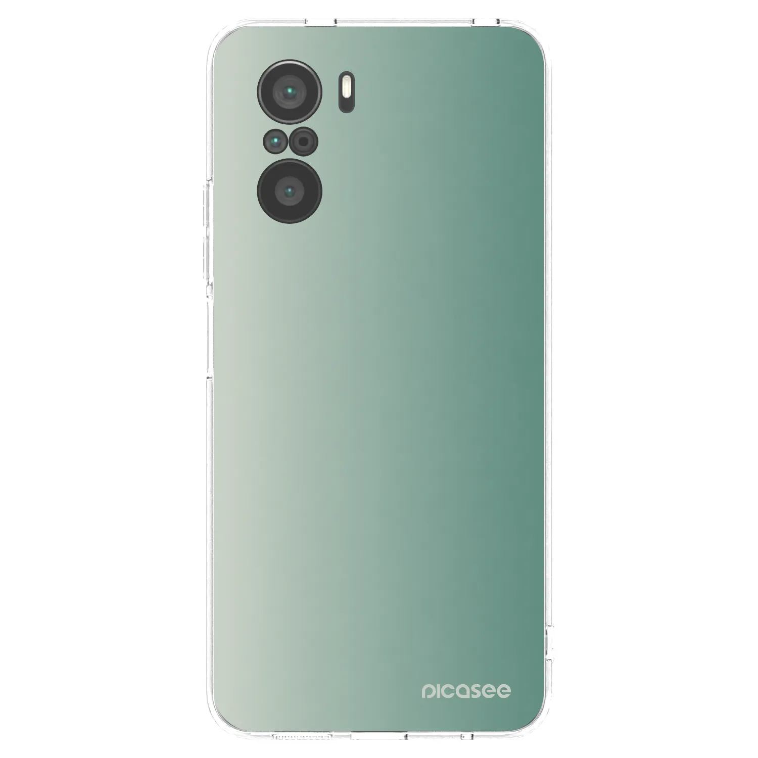 Picasee silikonska prozirna maskica za Xiaomi Poco F3 - Misty Sage