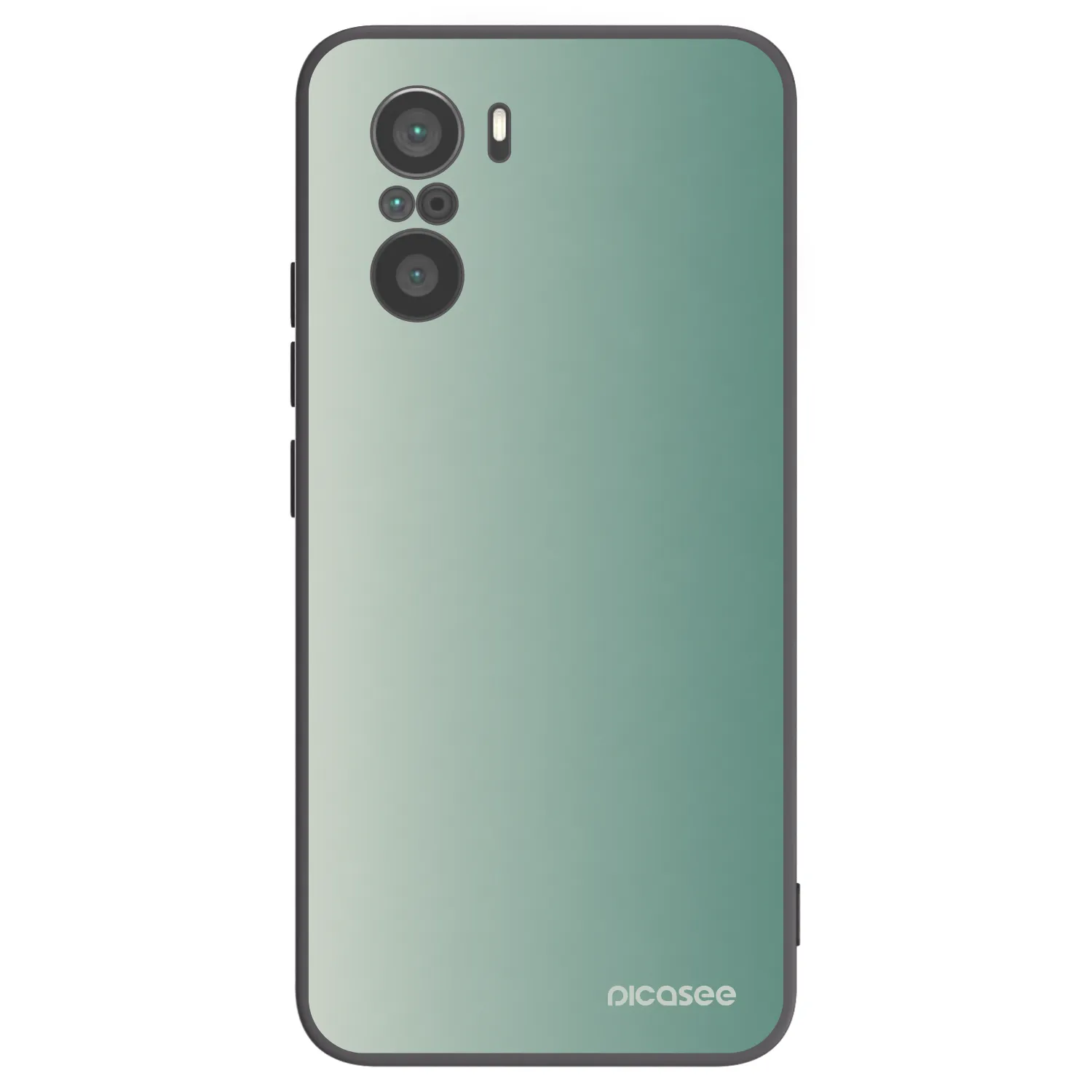 Picasee crna silikonska maskica za Xiaomi Poco F3 - Misty Sage
