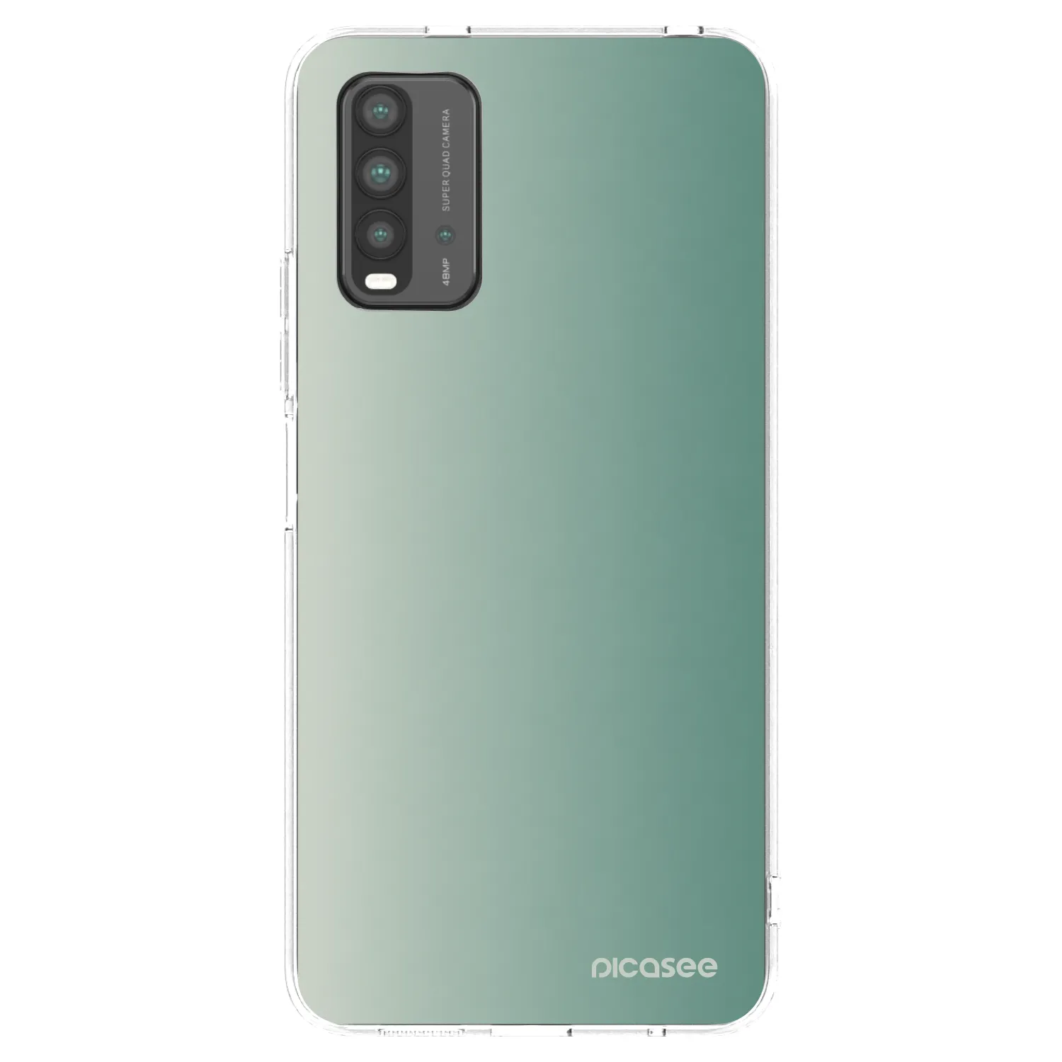Picasee silikonska prozirna maskica za Xiaomi Redmi 9T - Misty Sage