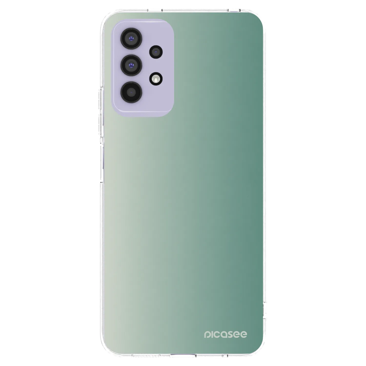Picasee silikonska prozirna maskica za Samsung Galaxy A32 4G SM-A325F - Misty Sage