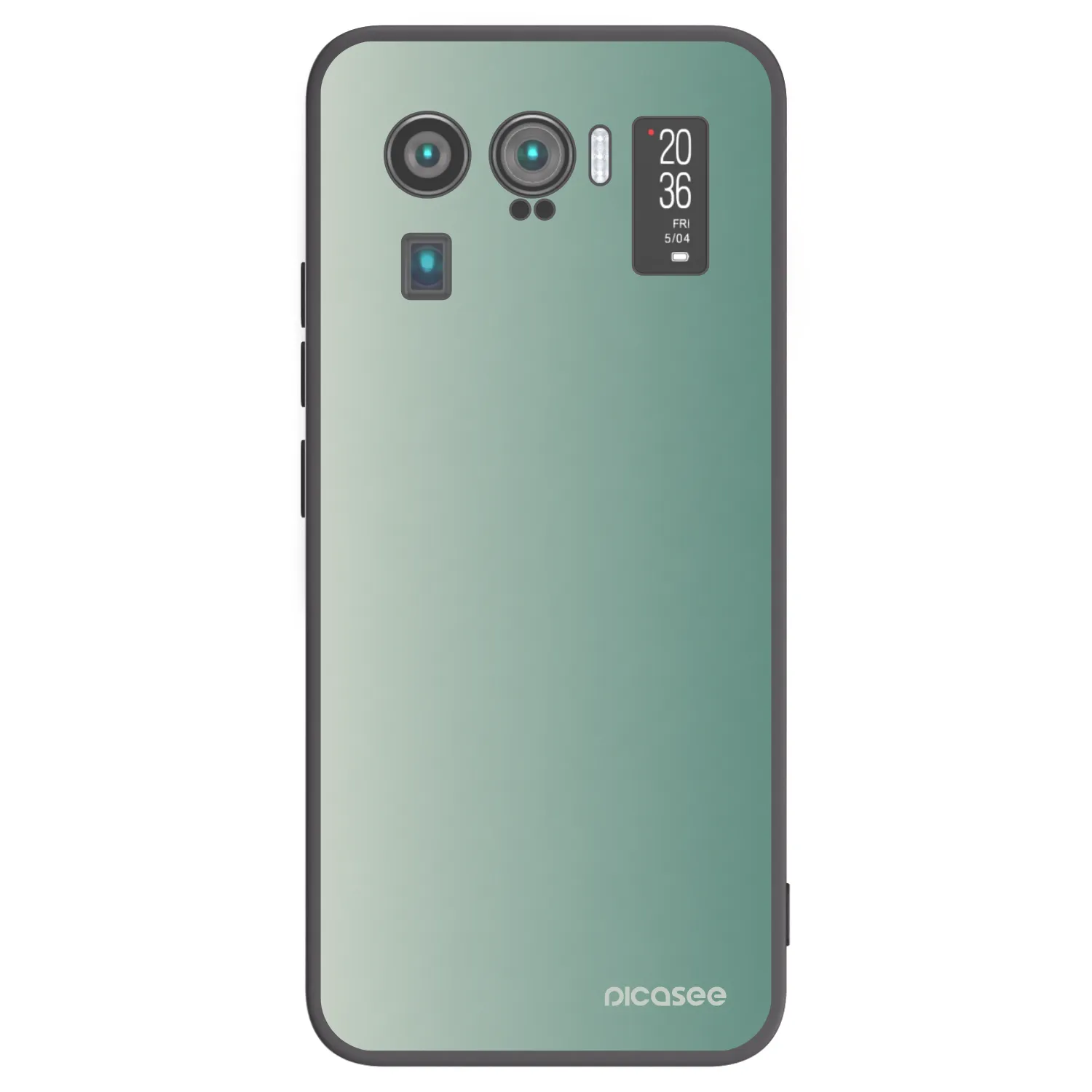 Picasee crna silikonska maskica za Xiaomi Mi 11 Ultra - Misty Sage