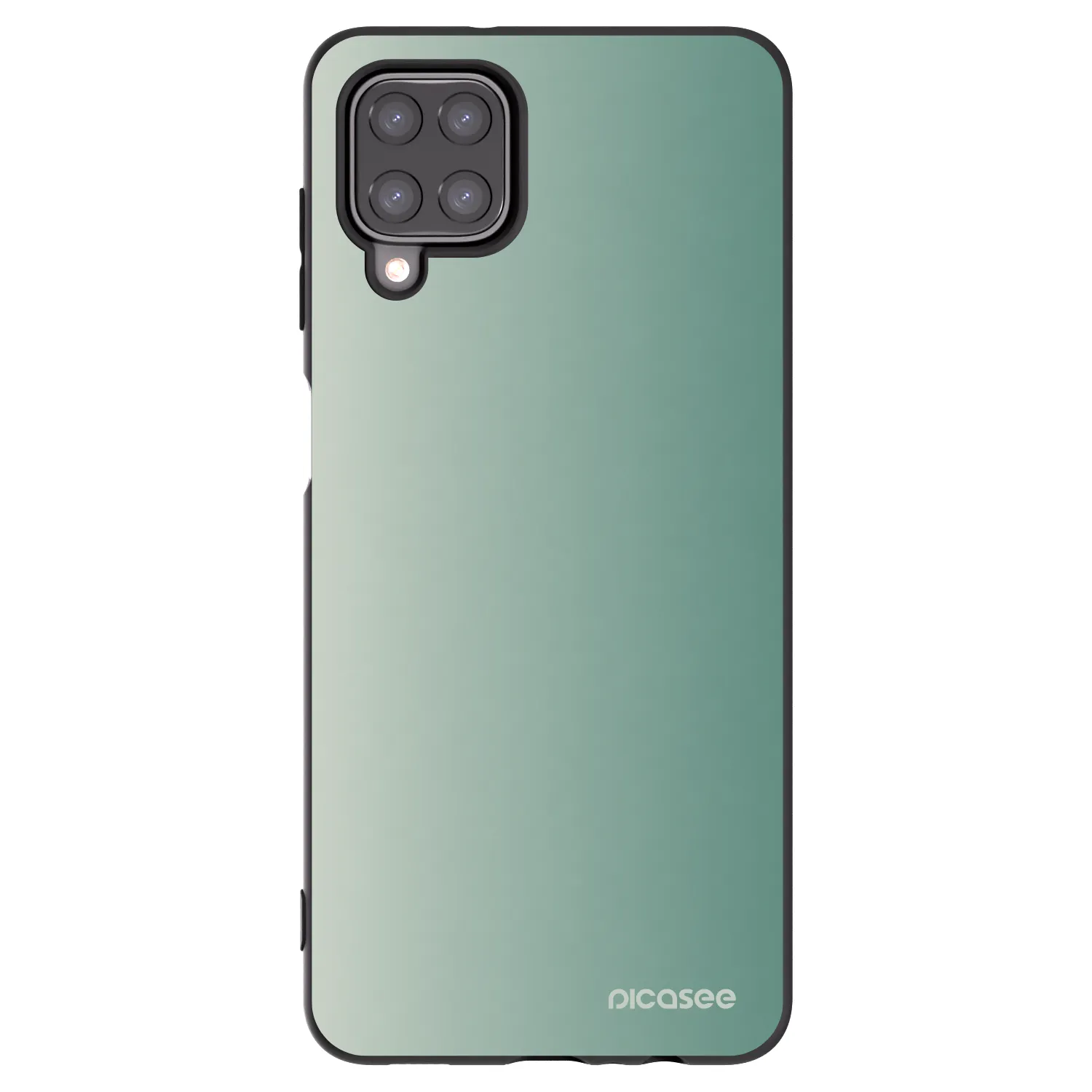 Picasee crna silikonska maskica za Samsung Galaxy M12 M127F - Misty Sage