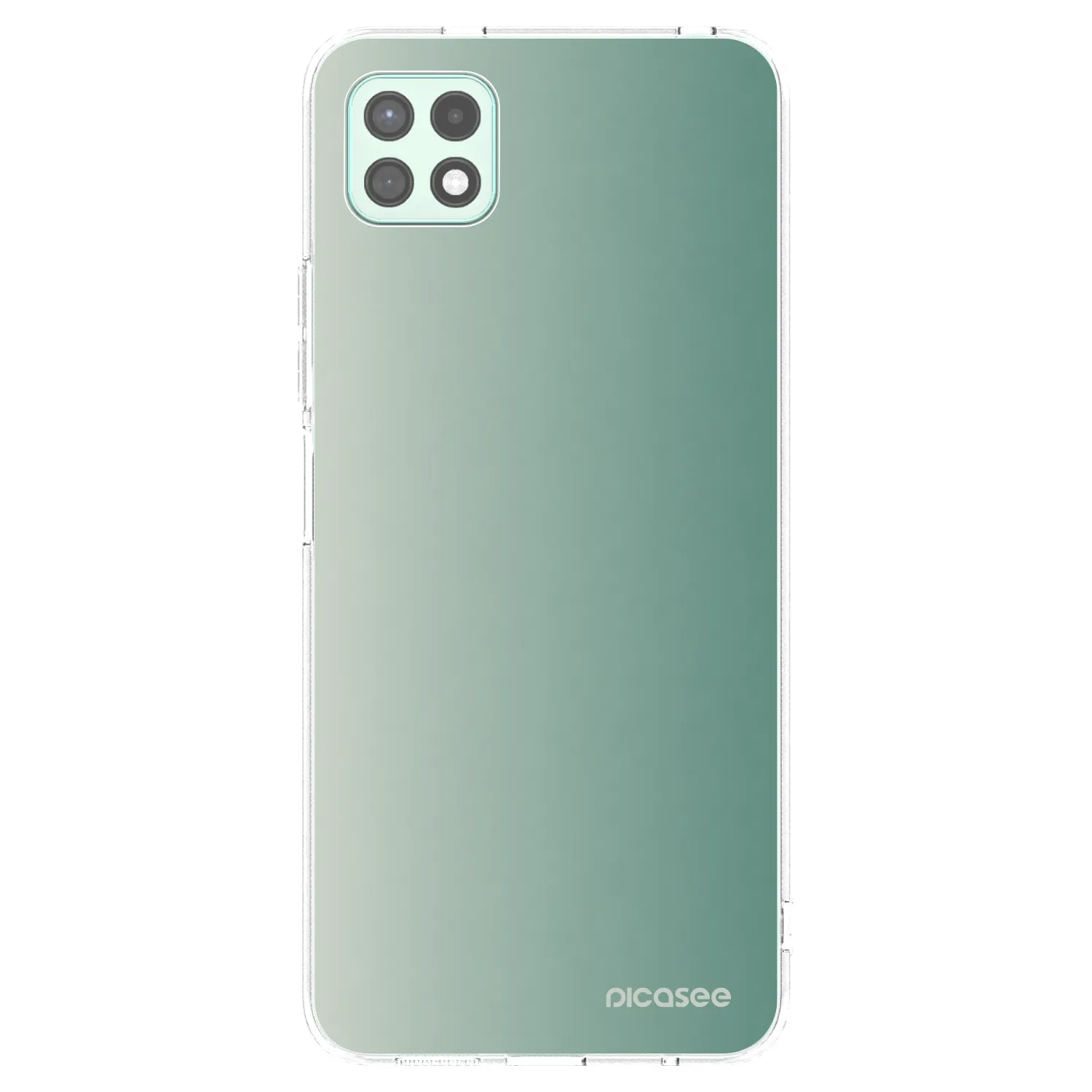 Picasee silikonska prozirna maskica za Samsung Galaxy A22 A226B 5G - Misty Sage