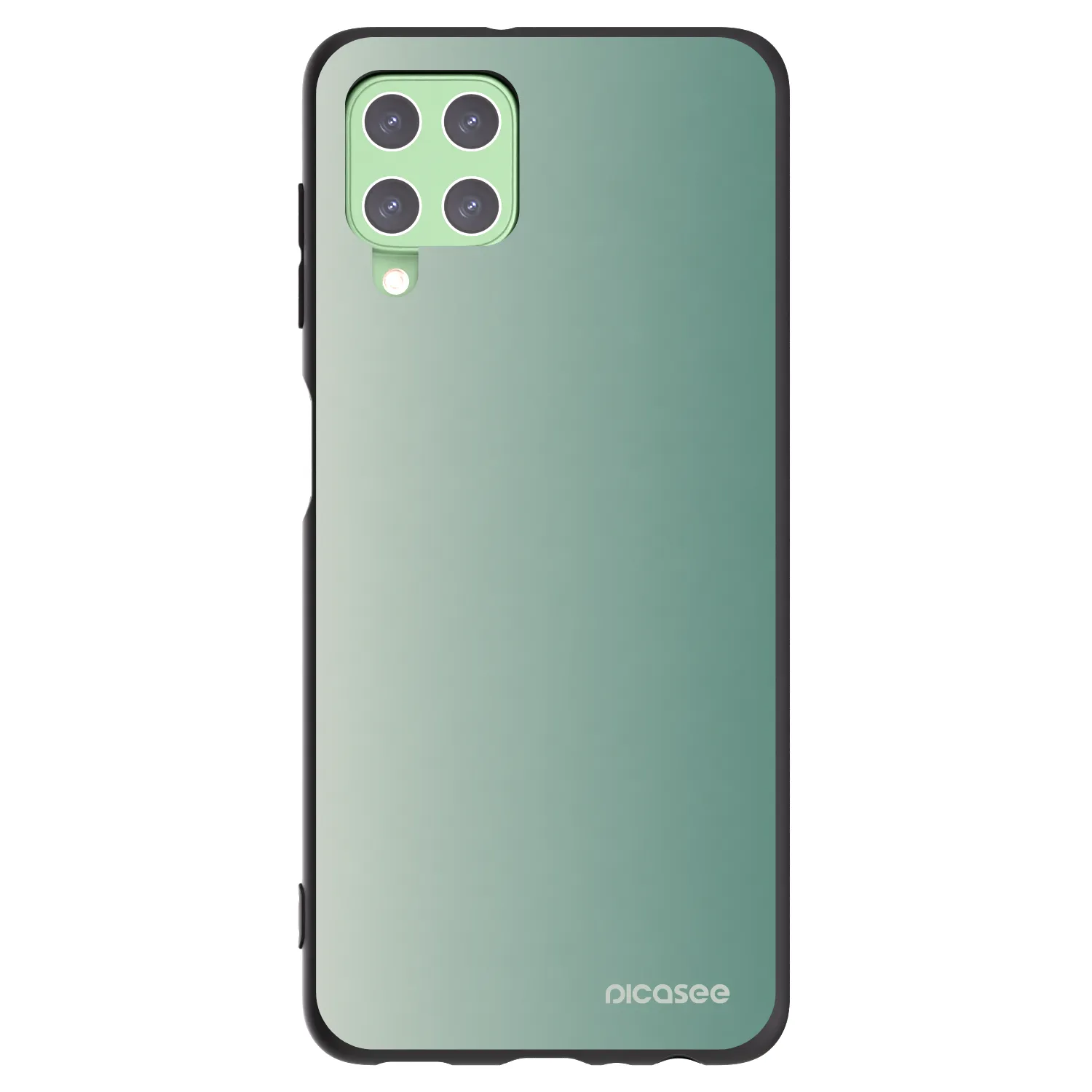 Picasee crna silikonska maskica za Samsung Galaxy A22 A225F 4G - Misty Sage