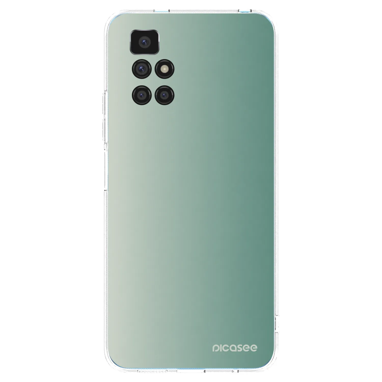Picasee silikonska prozirna maskica za Xiaomi Redmi 10 - Misty Sage