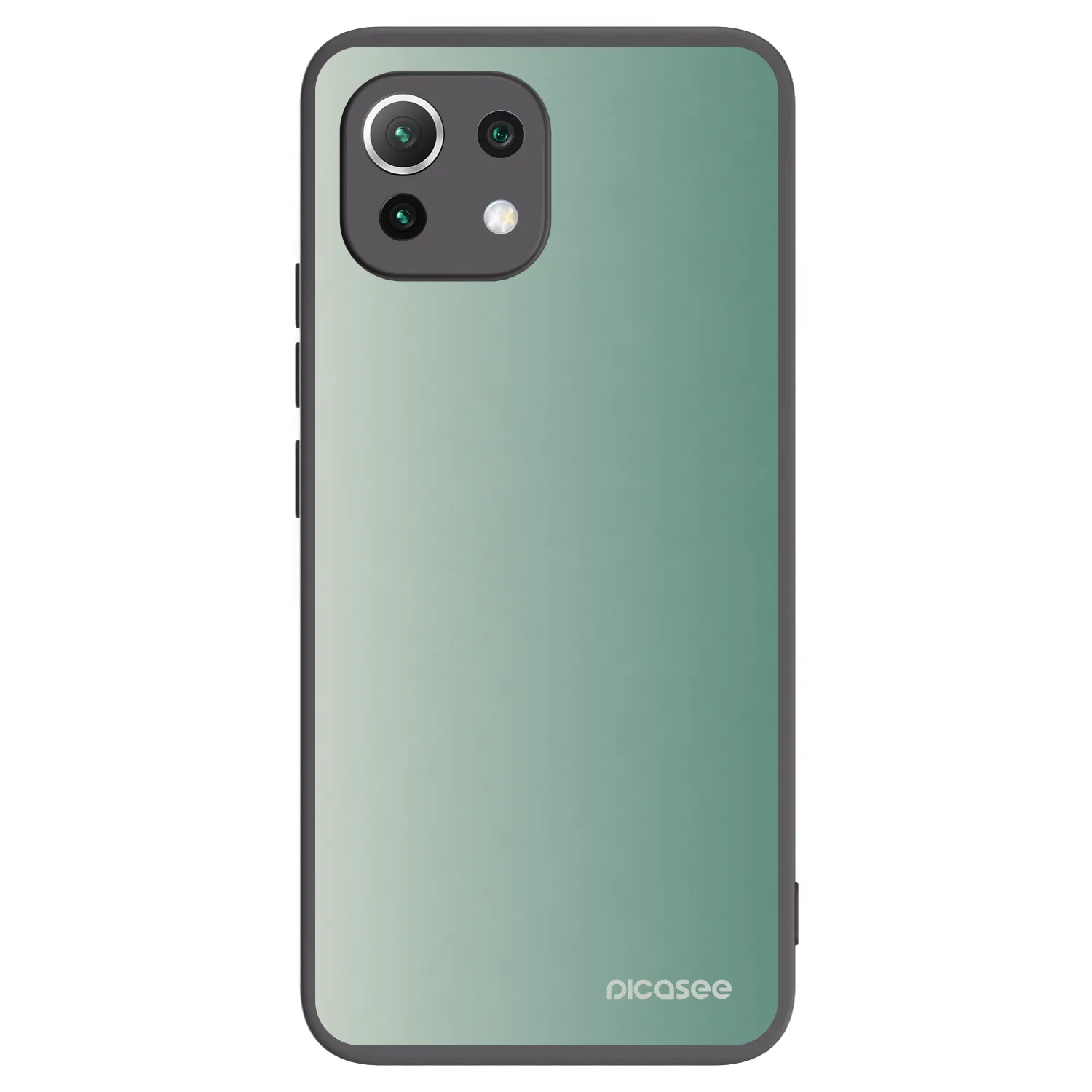 Picasee crna silikonska maskica za Xiaomi 11 Lite 5G NE - Misty Sage