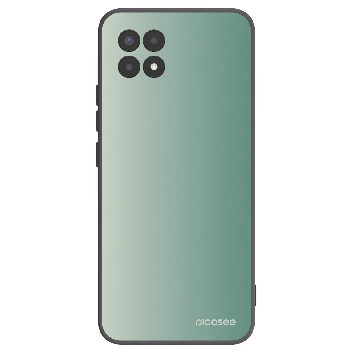 Picasee crna silikonska maskica za Realme 8i - Misty Sage