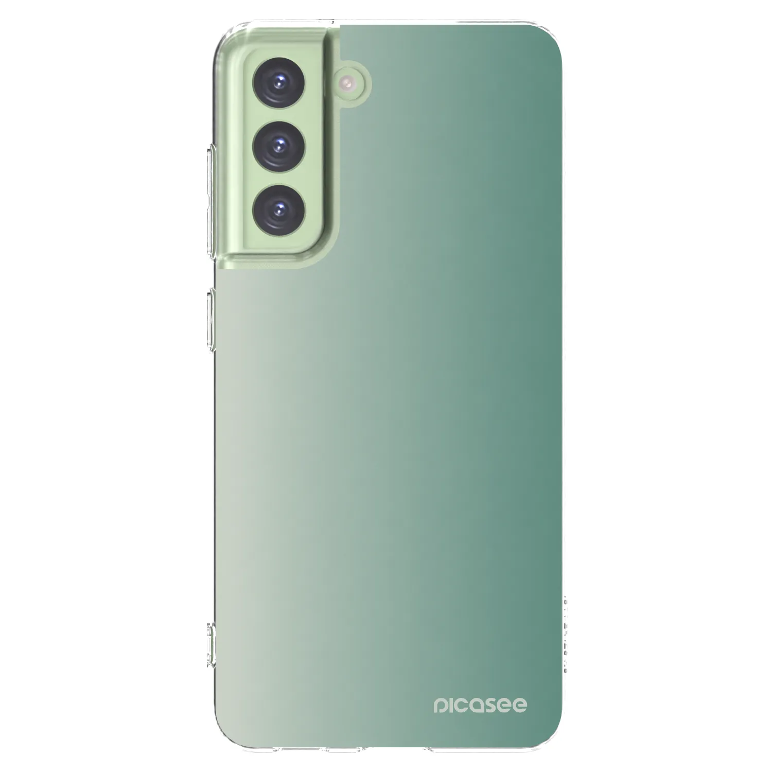Picasee silikonska prozirna maskica za Samsung Galaxy S21 FE 5G - Misty Sage