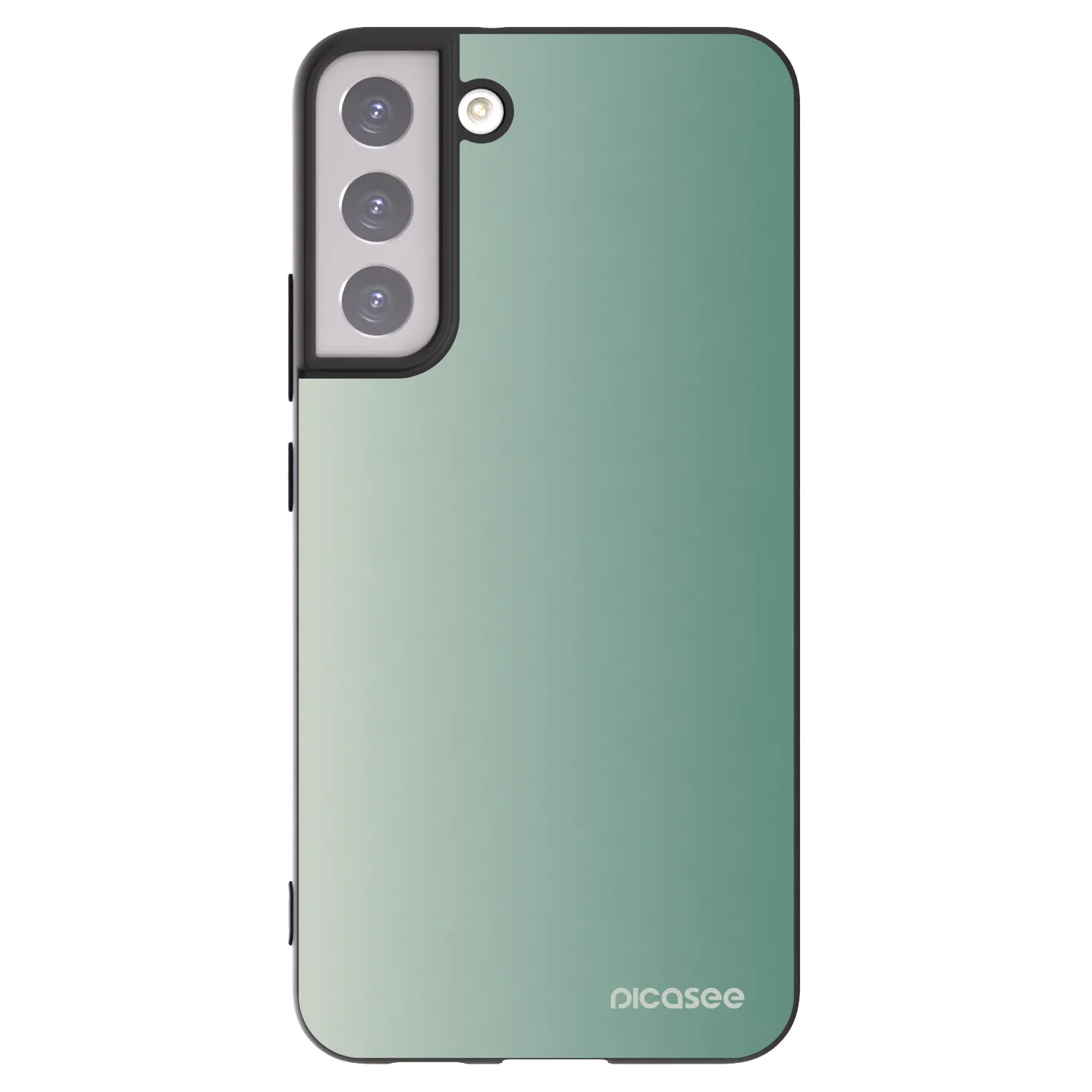 Picasee crna silikonska maskica za Samsung Galaxy S22+ 5G - Misty Sage