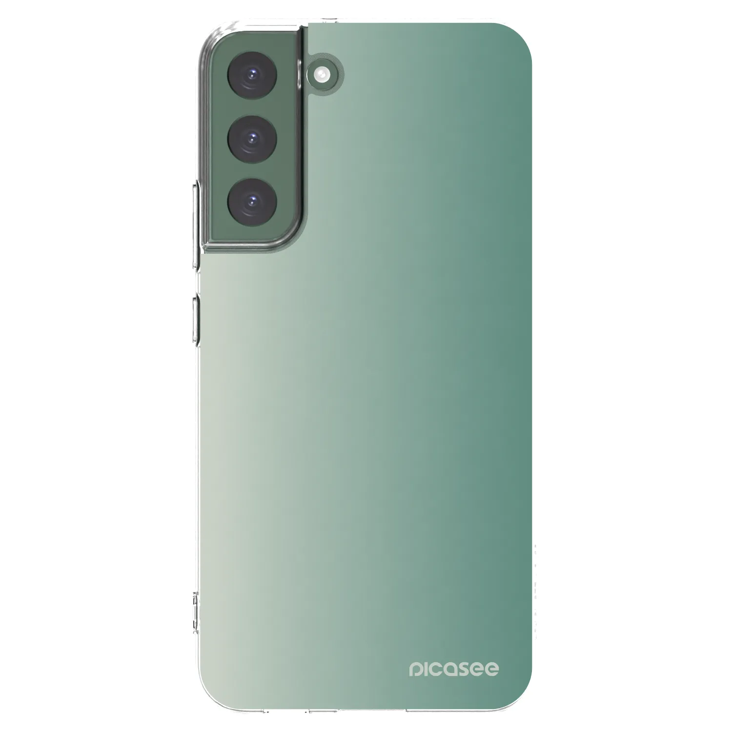 Picasee silikonska prozirna maskica za Samsung Galaxy S22+ 5G - Misty Sage