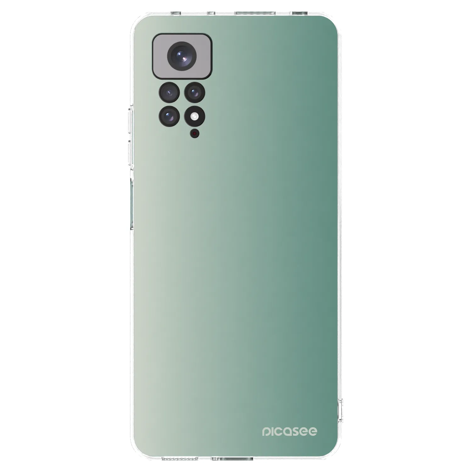 Picasee silikonska prozirna maskica za Xiaomi Redmi Note 11S 4G - Misty Sage