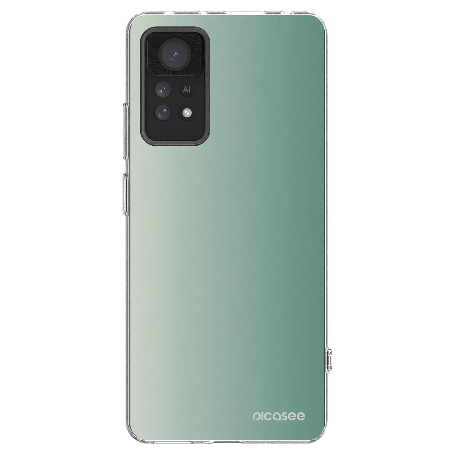 Picasee silikonska prozirna maskica za Xiaomi Redmi Note 11 Pro - Misty Sage