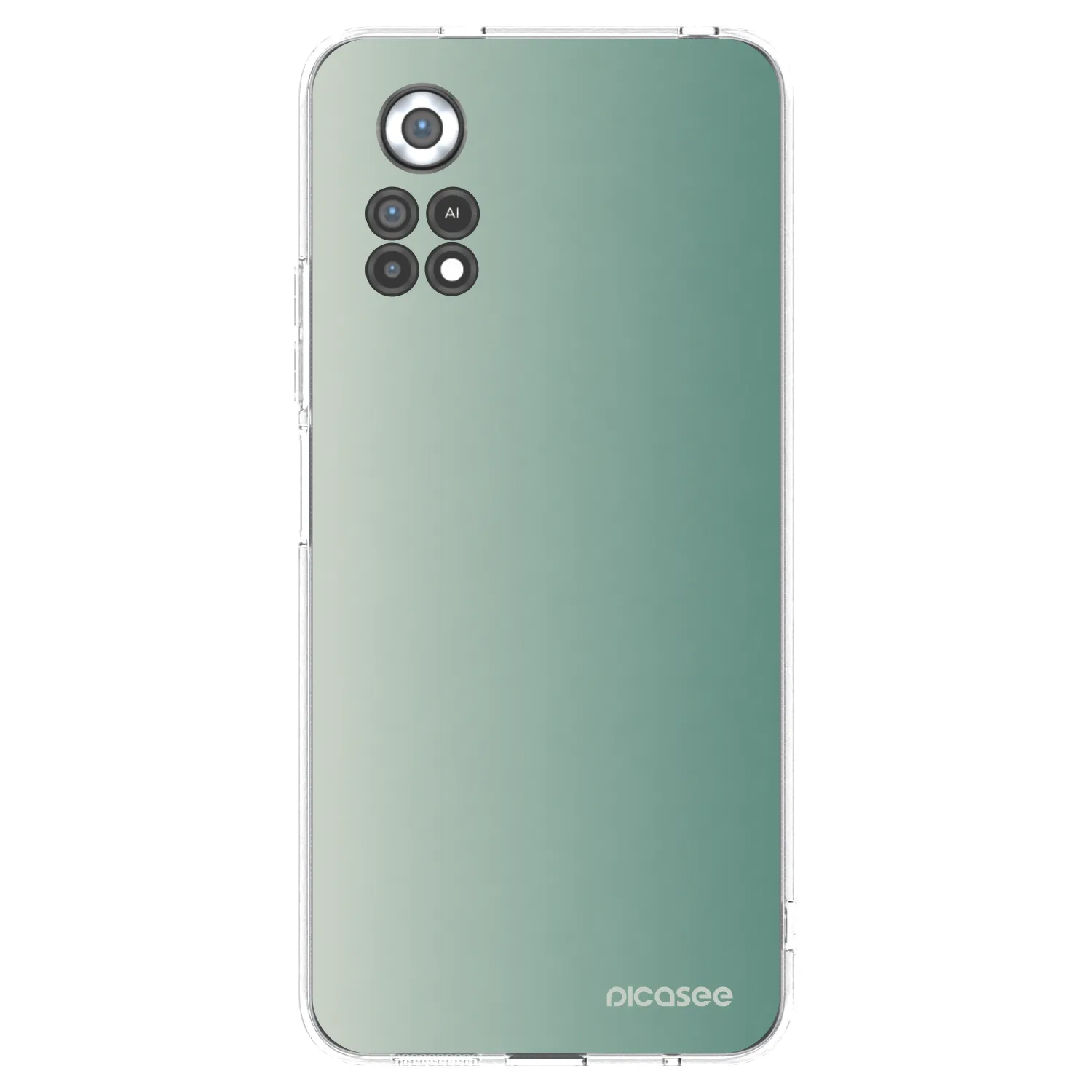 Picasee silikonska prozirna maskica za Xiaomi Poco X4 Pro 5G - Misty Sage