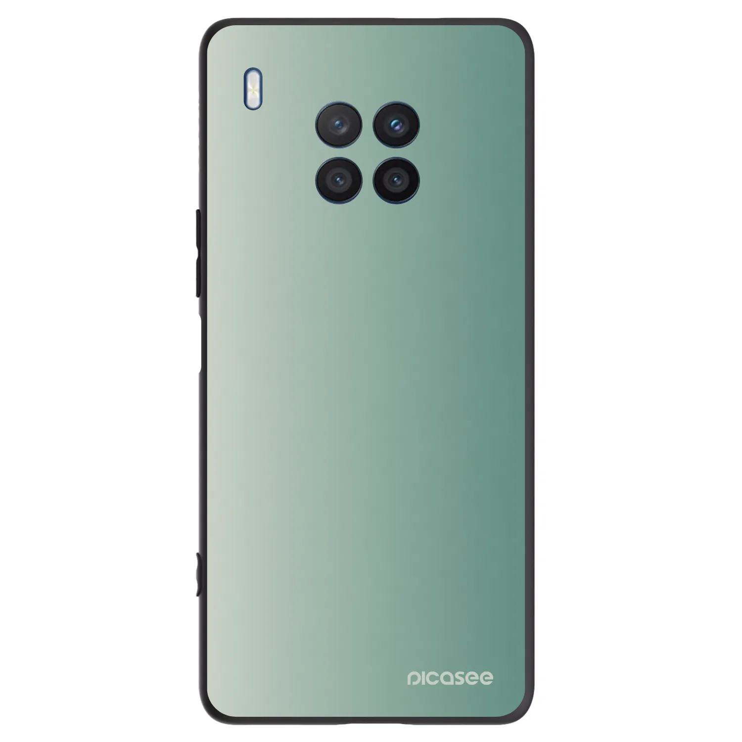 Picasee crna silikonska maskica za Honor 50 Lite - Misty Sage