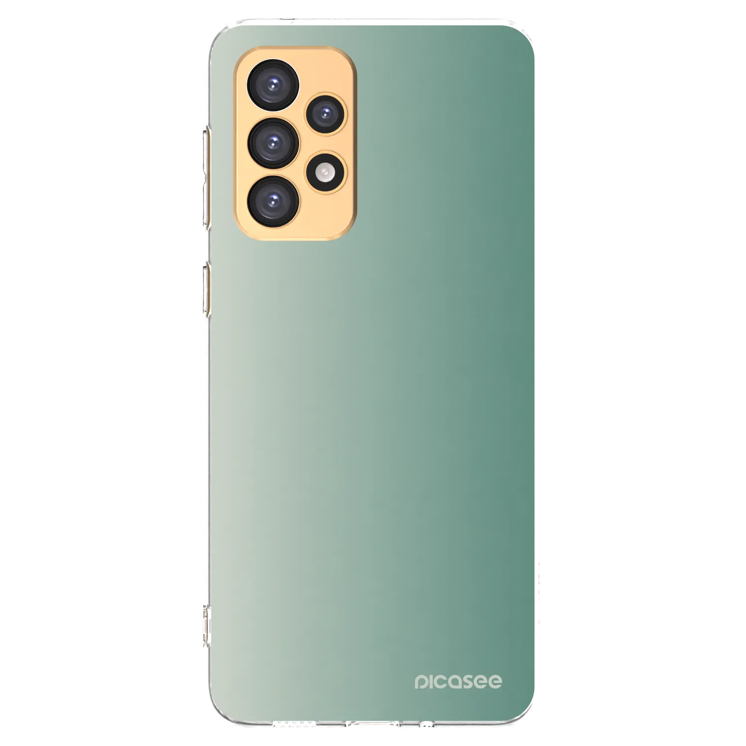 Picasee silikonska prozirna maskica za Samsung Galaxy A33 5G A336 - Misty Sage