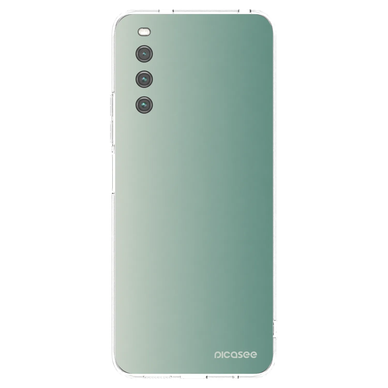 Picasee silikonska prozirna maskica za Sony Xperia 10 IV 5G - Misty Sage