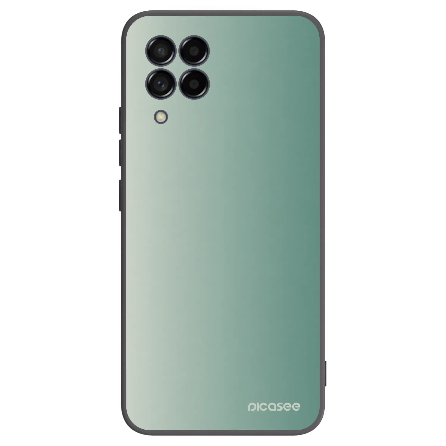 Picasee crna silikonska maskica za Samsung Galaxy M53 5G - Misty Sage