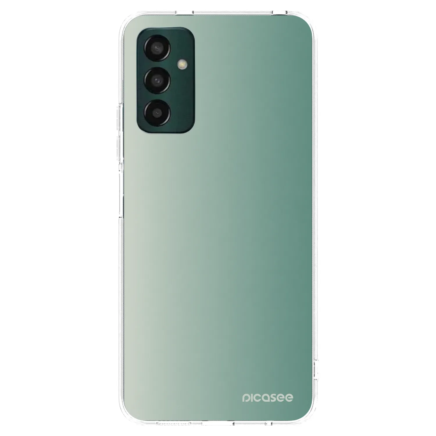 Picasee silikonska prozirna maskica za Samsung Galaxy M13 M135F - Misty Sage