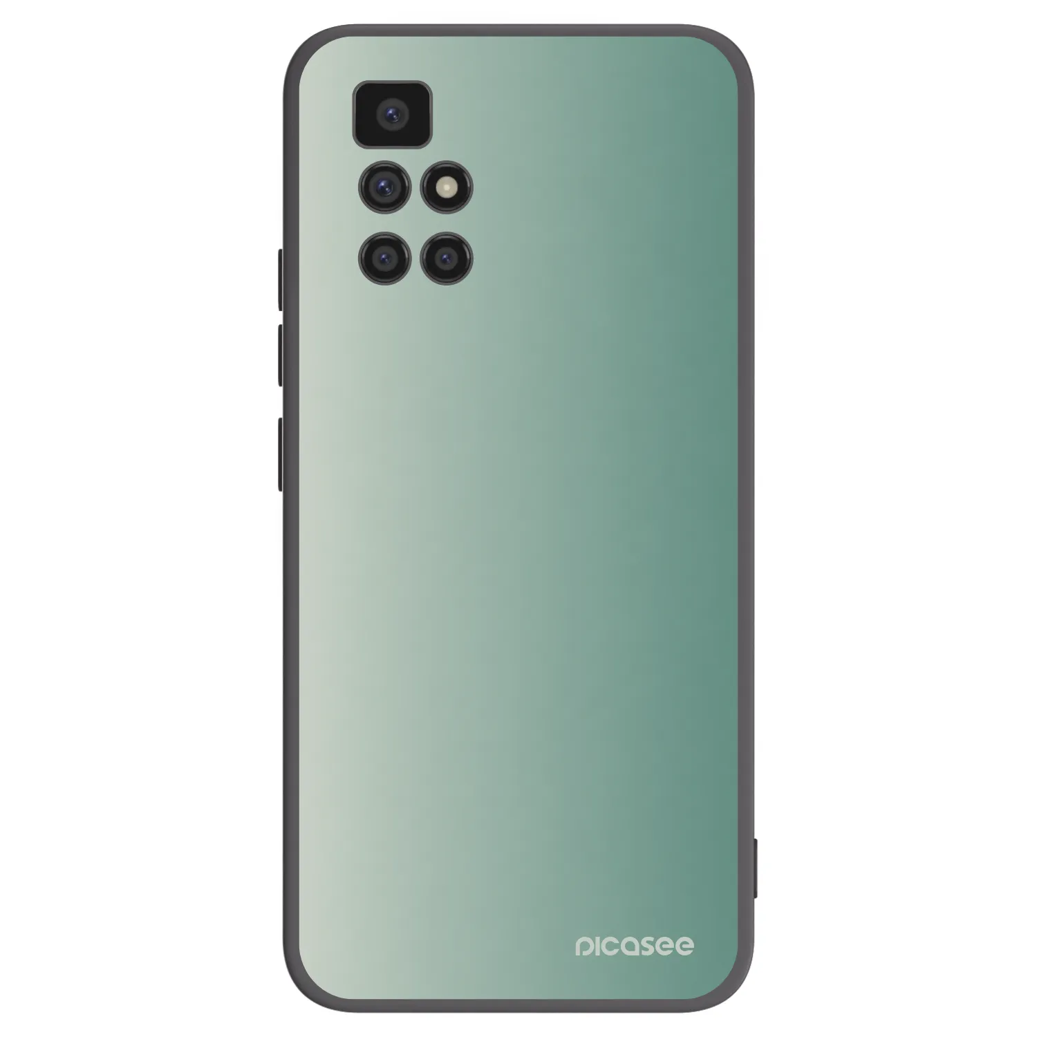 Picasee crna silikonska maskica za Xiaomi Redmi 10 (2022) - Misty Sage