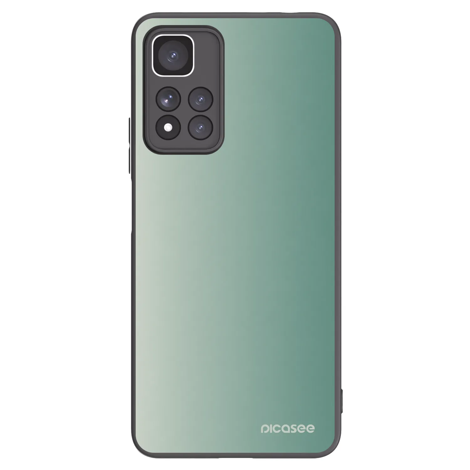 Picasee crna silikonska maskica za Xiaomi Redmi Note 11 Pro+ 5G - Misty Sage