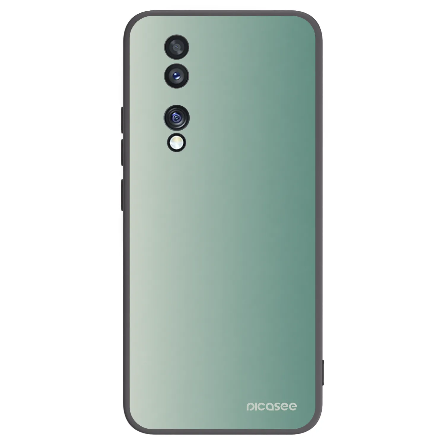 Picasee crna silikonska maskica za Honor 70 - Misty Sage