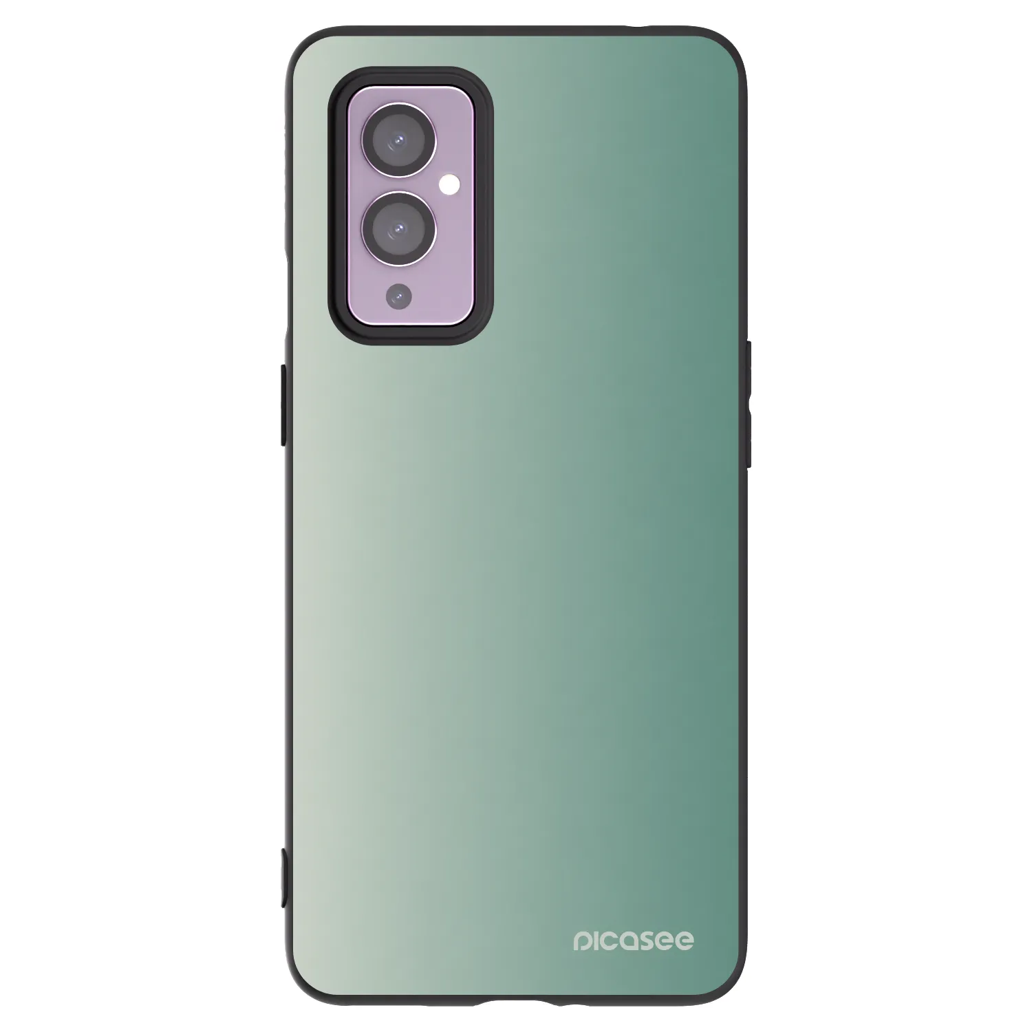 Picasee crna silikonska maskica za OnePlus 9 - Misty Sage