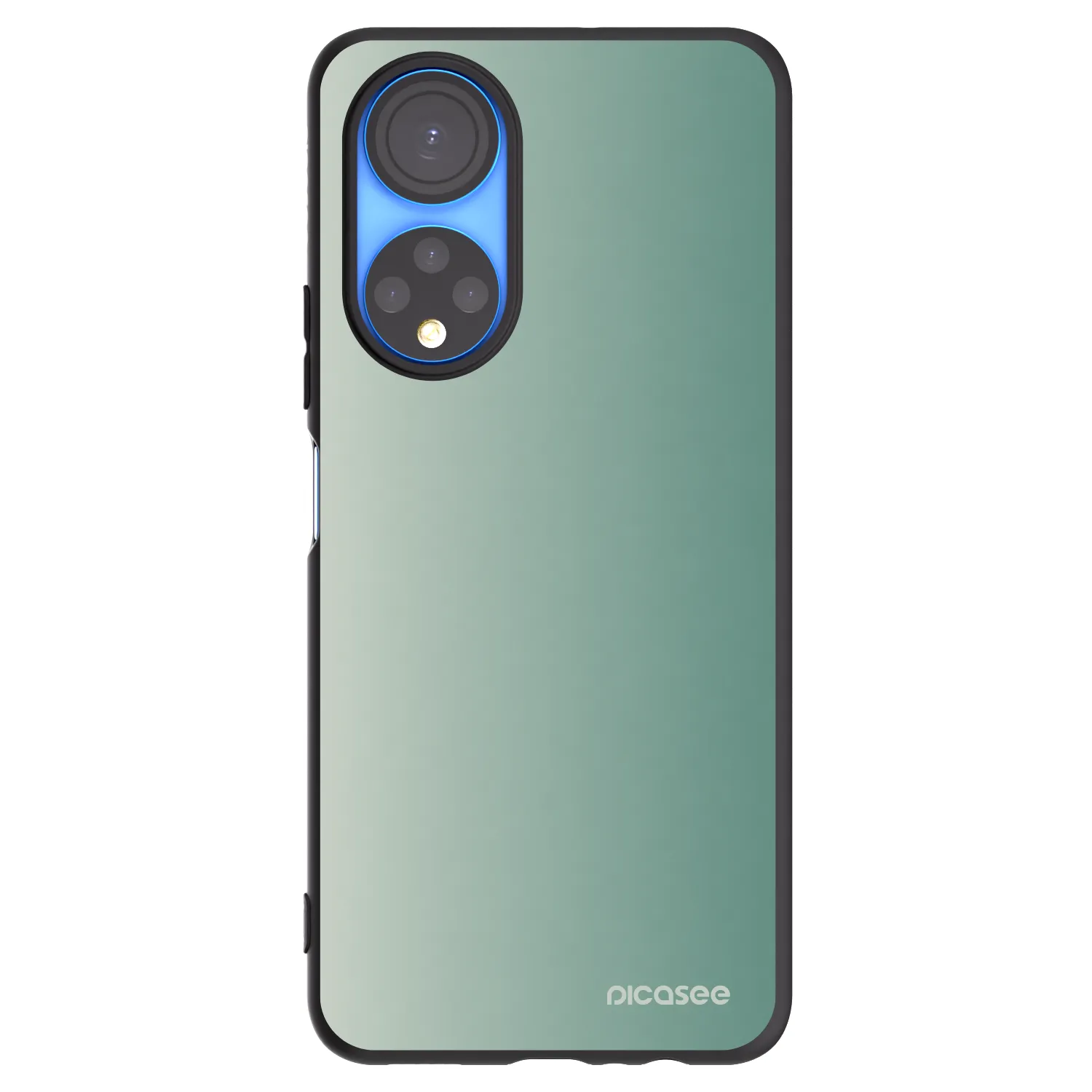 Picasee crna silikonska maskica za Honor X7 - Misty Sage