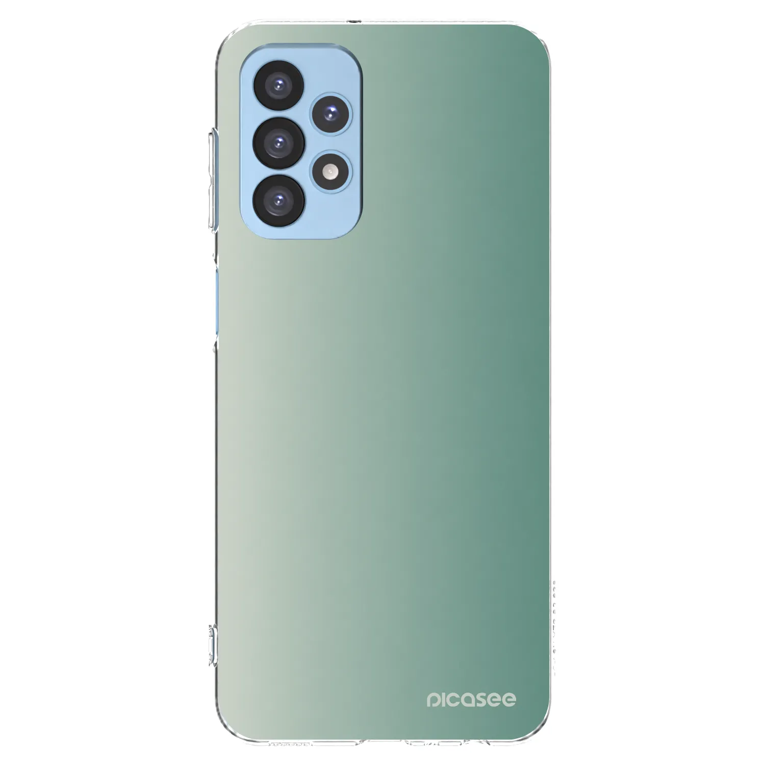 Picasee silikonska prozirna maskica za Samsung Galaxy A23 A235F 4G - Misty Sage