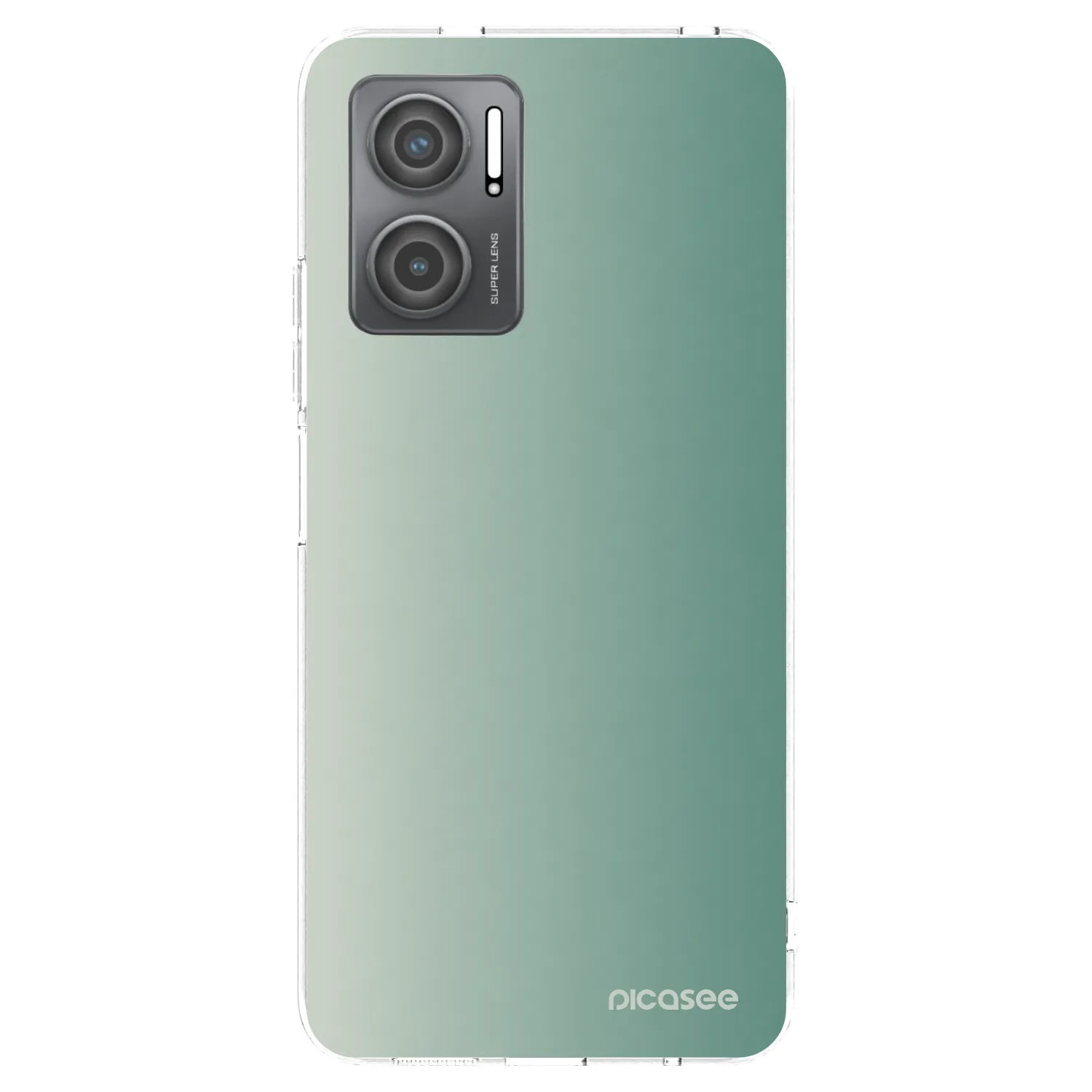 Picasee silikonska prozirna maskica za Xiaomi Redmi 10 5G - Misty Sage