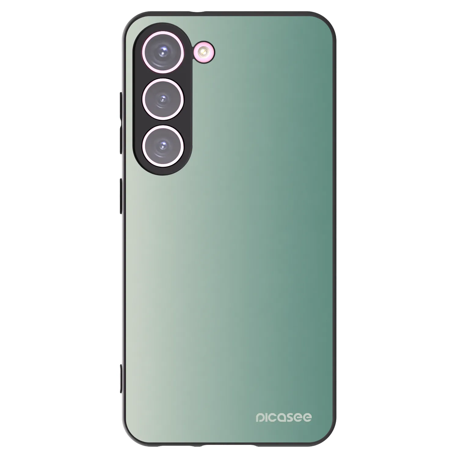 Picasee crna silikonska maskica za Samsung Galaxy S23 5G - Misty Sage