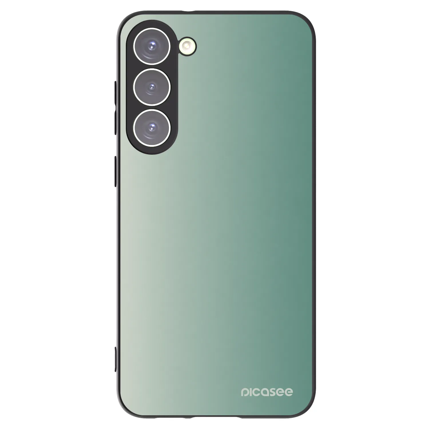 Picasee crna silikonska maskica za Samsung Galaxy S23+ 5G - Misty Sage