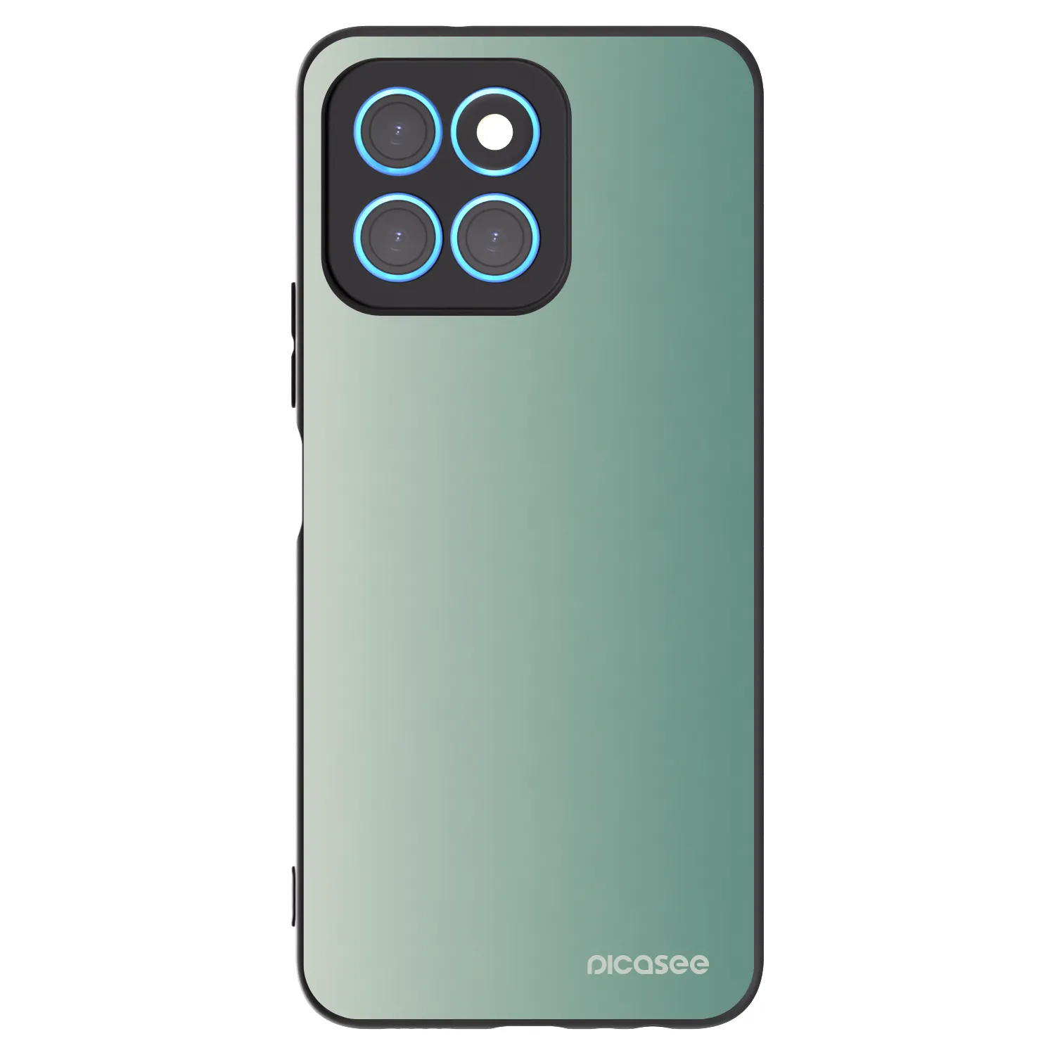 Picasee crna silikonska maskica za Honor X6 - Misty Sage