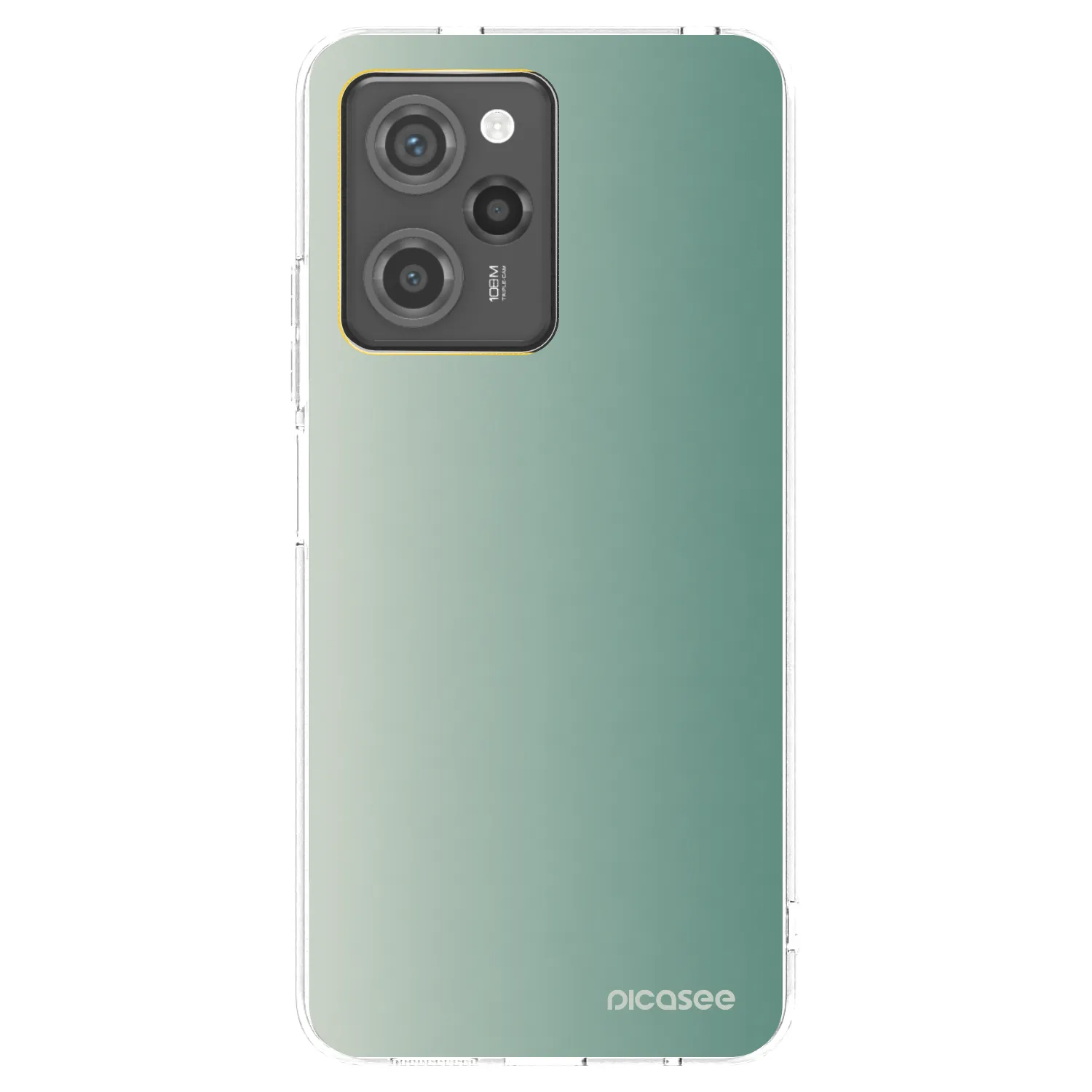Picasee silikonska prozirna maskica za Xiaomi Poco X5 Pro - Misty Sage